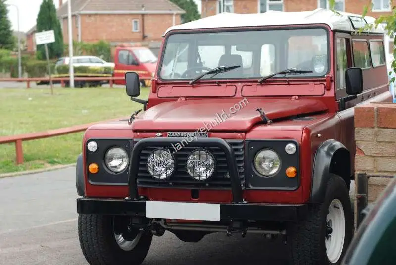Front view Land Rover 110